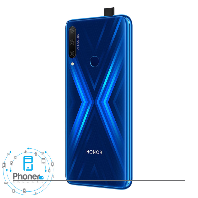نمای کنار رنگ آبی گوشی موبایل Huawei STK-LX1 9X Honor 9X