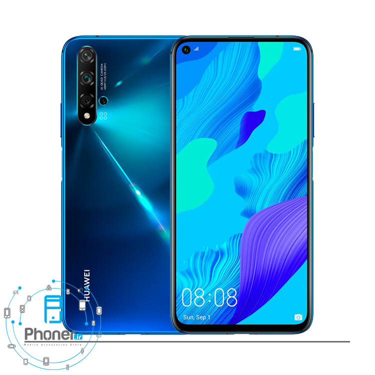 رنگ آبی گوشی موبایل Huawei YAL-L21 Nova 5T