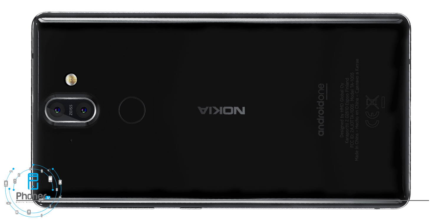 نمای قاب پشتی گوشی موبایل TA-1005SS Nokia 8 Sirocco
