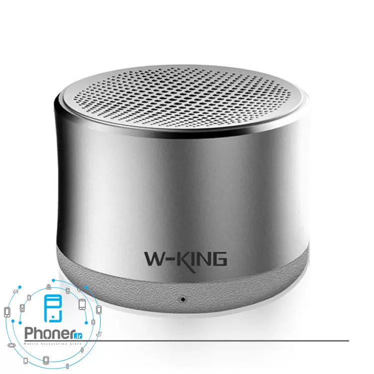 رنگ خاکستری اسپیکر بلوتوثی W-King W7 Portable Speaker