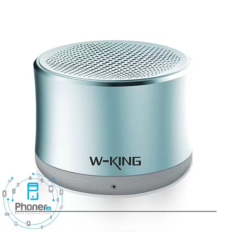 رنگ آبی اسپیکر بلوتوثی W-King W7 Portable Speaker