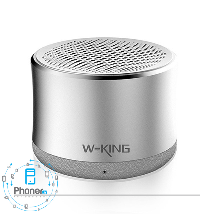 رنگ نقره ای اسپیکر بلوتوثی W-King W7 Portable Speaker