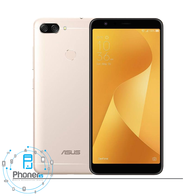 رنگ طلایی گوشی موبایل ASUS ZB570TL Zenfone Max Plus M1