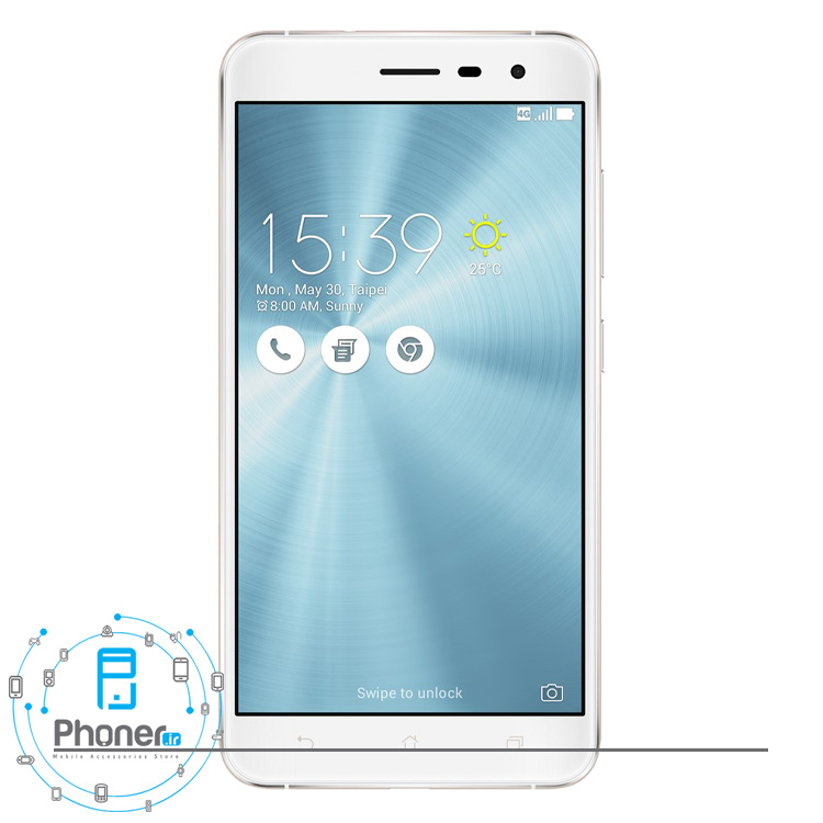صفحه نمایش گوشی موبایل ASUS ZE552KL Zenfone 3 در رنگ سفید