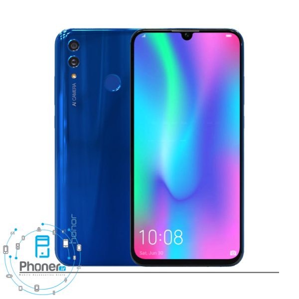 رنگ آبی گوشی موبایل Huawei HRY-LX1 Honor 10 Lite