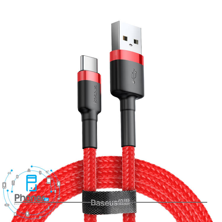 رنگ قرمز کابل Baseus CATKLF-CG1 Cafule Cable
