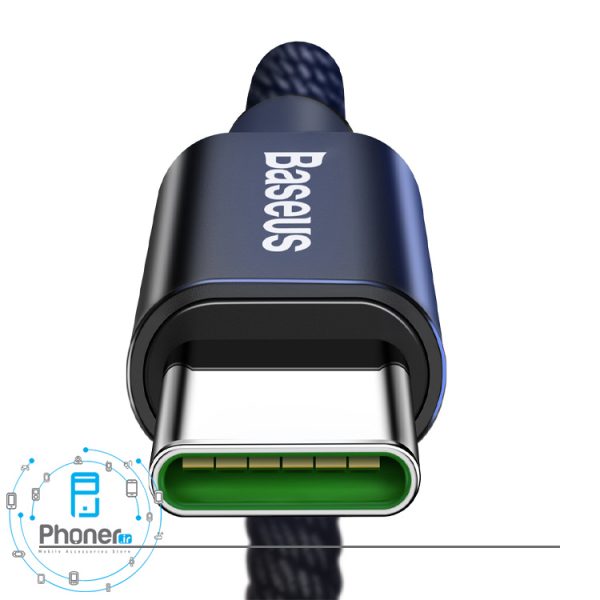 کانکتور لایتنینگ کابل Baseus CATKC-A01 Double Fast Charge Cable رنگ مشکی