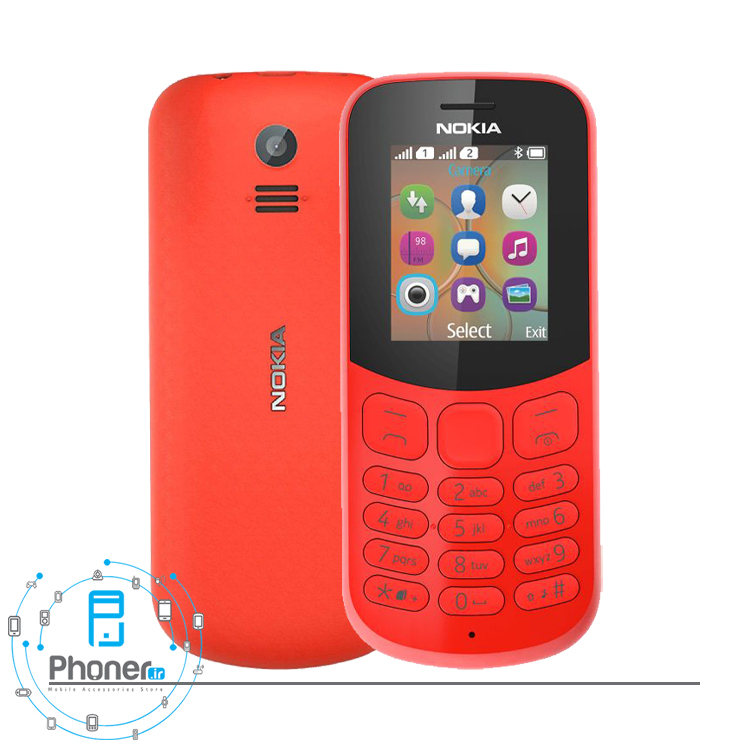 رنگ قرمز گوشی موبایل TA-1017 Nokia 130