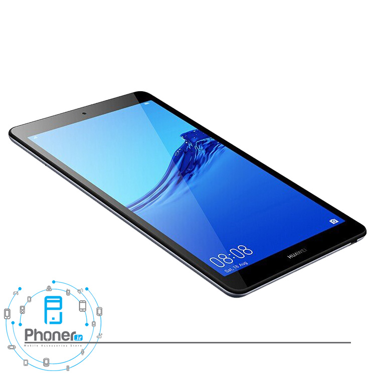 نمای کناری صفحه نمایش تبلت Huawei JDN2-L09 MediaPad M5 Lite 8Inch رنگ خاکستری