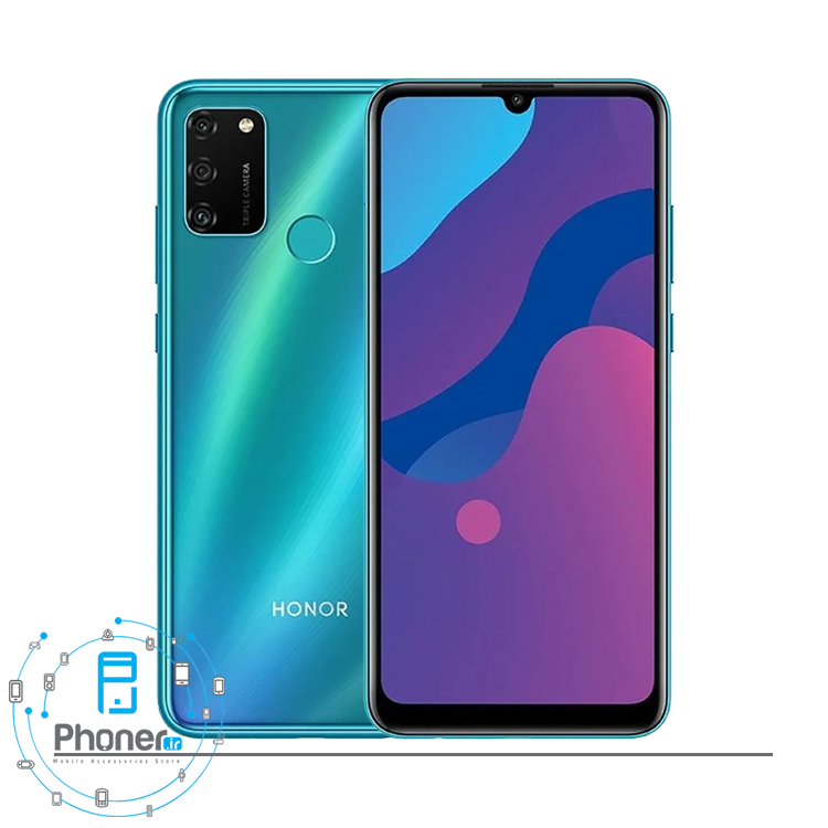 رنگ سبز گوشی موبایل Huawei MOA-LX9N Honor 9A