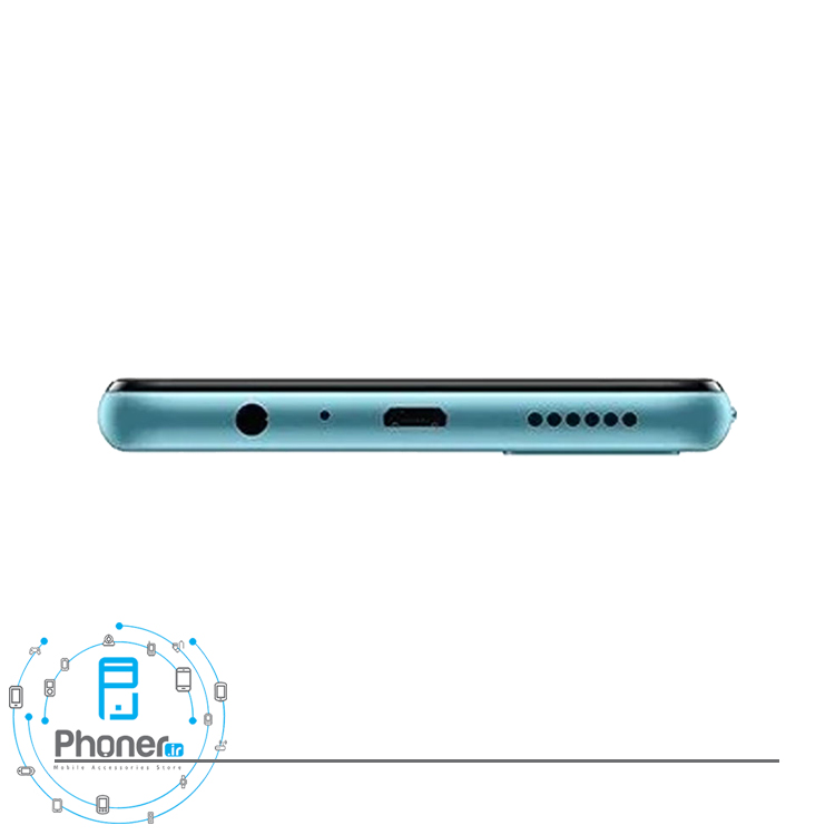 نمای پایین گوشی موبایل Huawei MOA-LX9N Honor 9A رنگ آبی