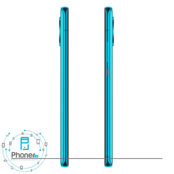 نمای کناری گوشی موبایل Xiaomi Poco F2 Pro 5G رنگ آبی