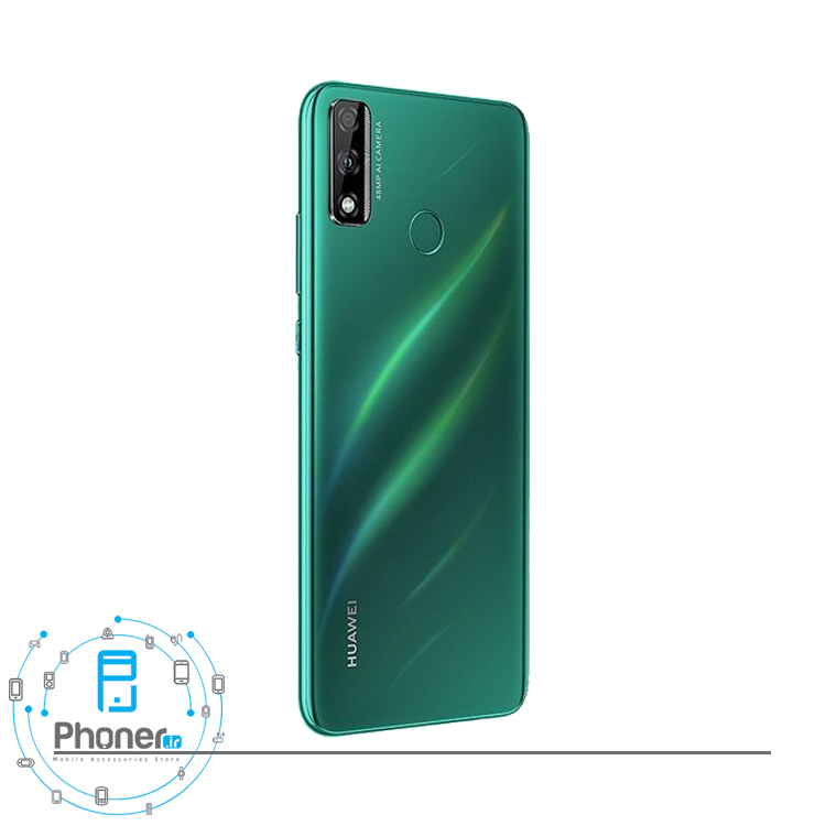 نمای کناری قاب پشتی گوشی موبایل Huawei JKM-LX1 Y8s رنگ سبز