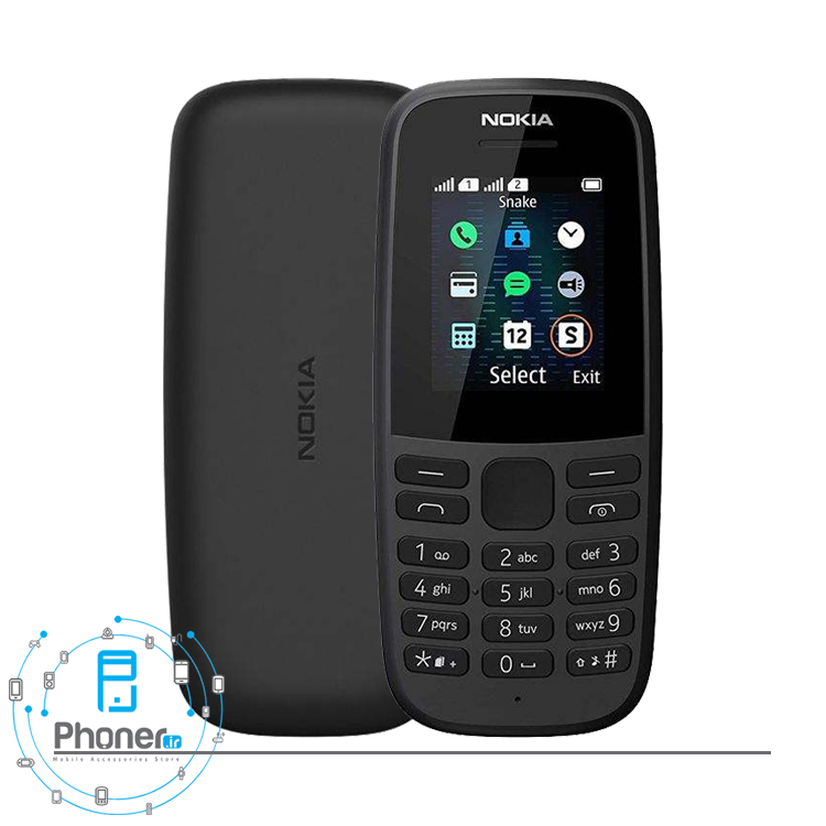 رنگ مشکی گوشی موبایل 2019 TA-1174 Nokia 105