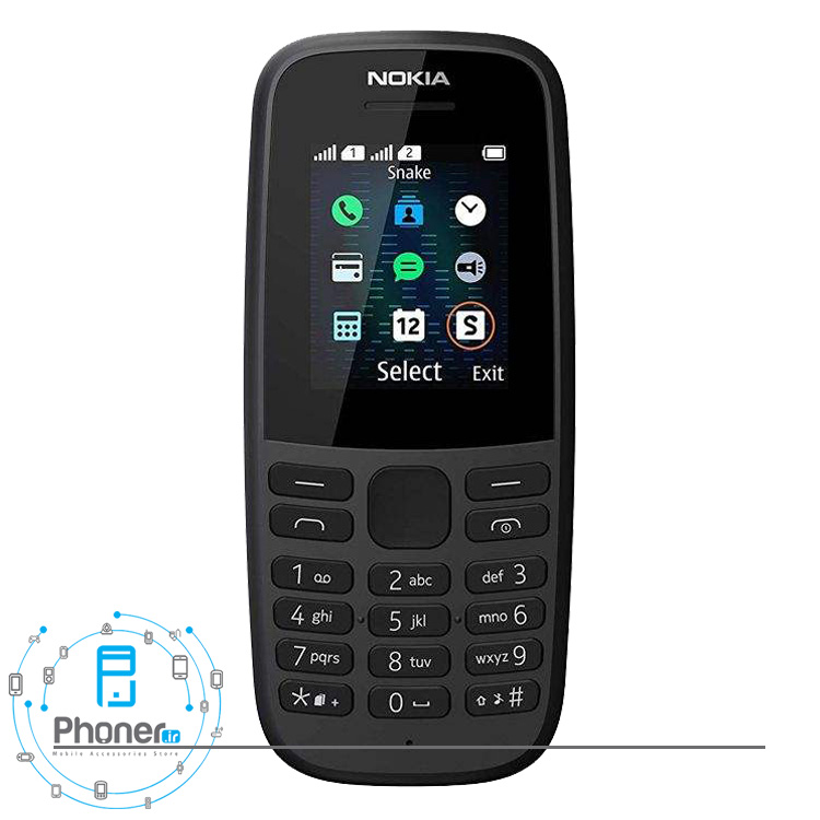 صفحه نمایش گوشی موبایل 2019 TA-1174 Nokia 105 رنگ مشکی