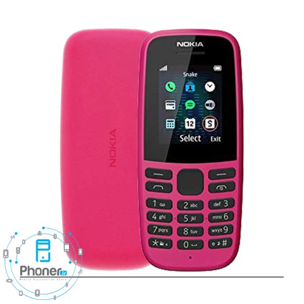 رنگ صورتی گوشی موبایل 2019 TA-1174 Nokia 105