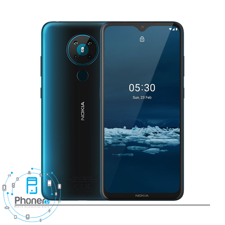 رنگ آبی گوشی موبایل TA-1234 Nokia 5.3
