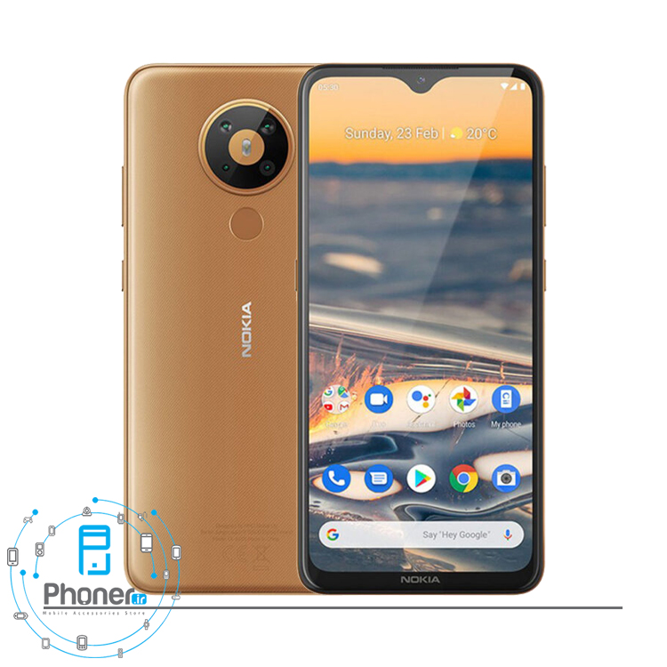 رنگ طلایی گوشی موبایل TA-1234 Nokia 5.3