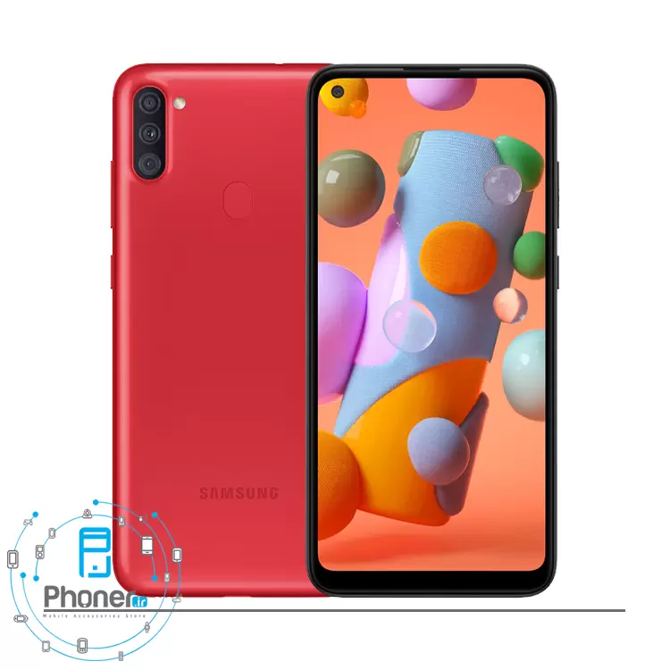 رنگ قرمز گوشی موبایل Samsung SM-A115F/DS Galaxy A11