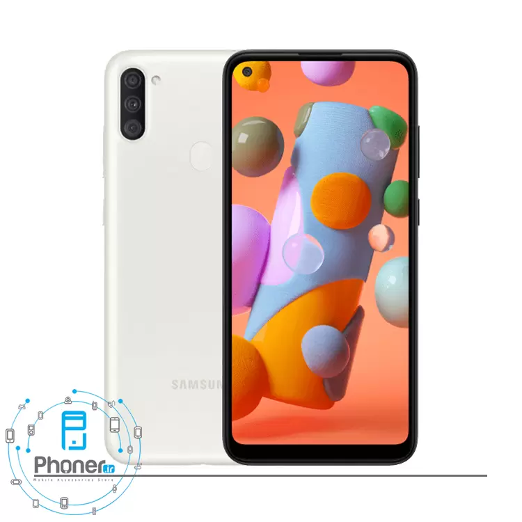رنگ سفید گوشی موبایل Samsung SM-A115F/DS Galaxy A11