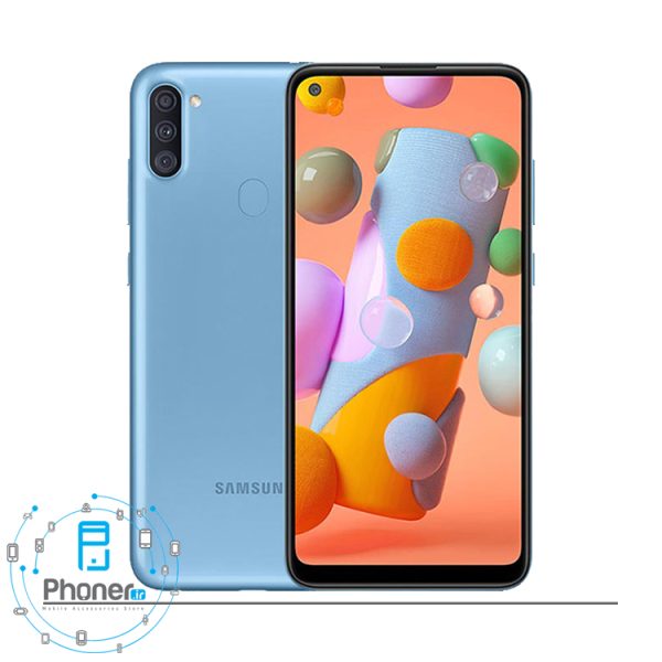 رنگ آبی گوشی موبایل Samsung SM-A115F/DS Galaxy A11