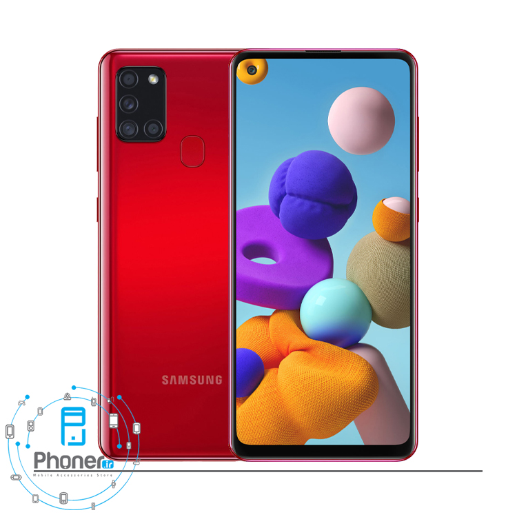 رنگ قرمز گوشی موبایل Samsung SM-A217F/DS Galaxy A21s