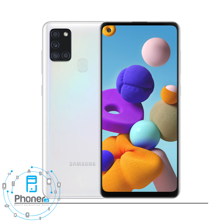 رنگ سفید گوشی موبایل Samsung SM-A217F/DS Galaxy A21s