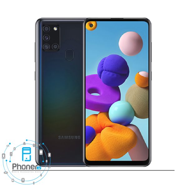 رنگ مشکی گوشی موبایل Samsung SM-A217F/DS Galaxy A21s