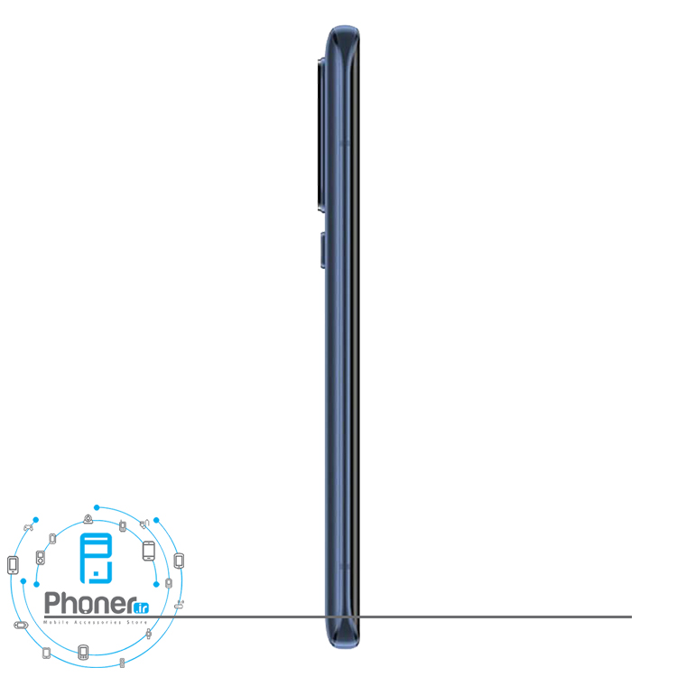 نمای کناری گوشی موبایل Xiaomi Mi 10 Pro 5G رنگ خاکستری