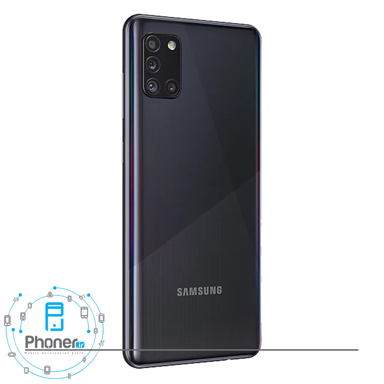 نمای کناری قاب پشتی گوشی موبایل Samsung SM-A315F/DS Galaxy A31 رنگ مشکی