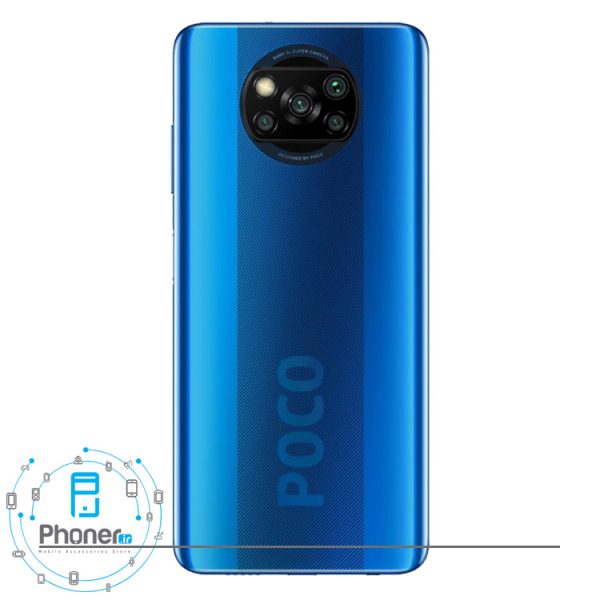 قاب پشتی گوشی موبایل Xiaomi Poco X3 رنگ آبی