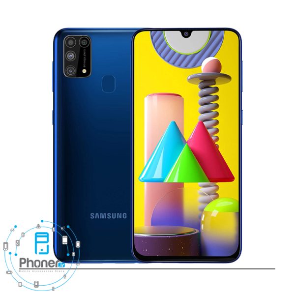  رنگ آبی گوشی موبایل Samsung SM-M315F/DSN Galaxy M31