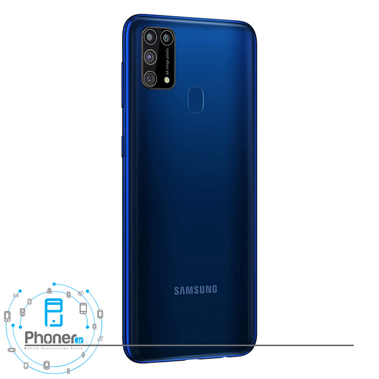 نمای کناری گوشی موبایل Samsung SM-M315F/DSN Galaxy M31 رنگ آبی