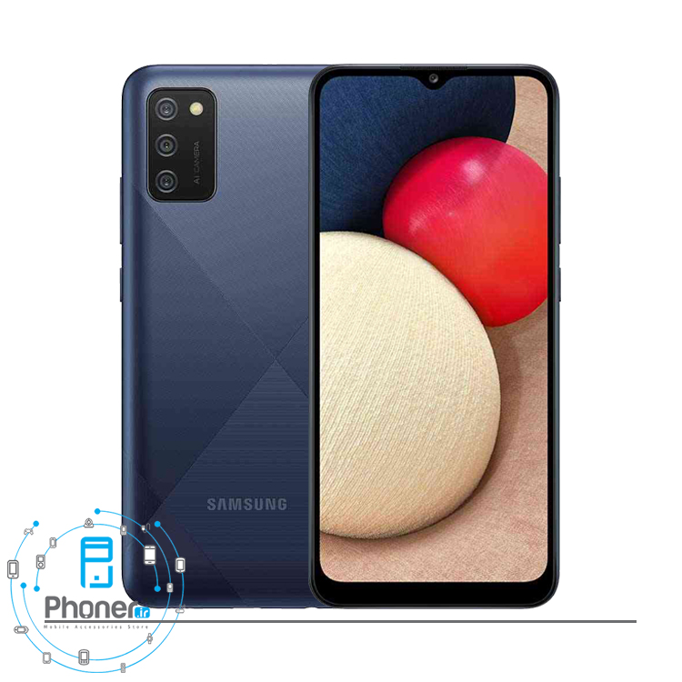 رنگ آبی گوشی موبایل Samsung SM-A025F/DS Galaxy A02s