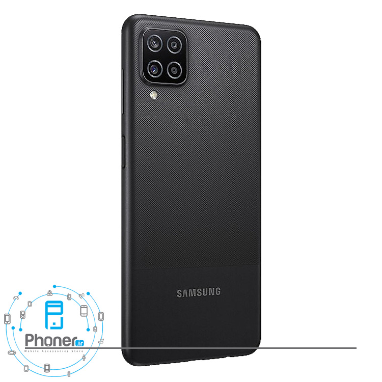 نمای کناری قاب پشتی گوشی موبایل Samsung SM-A125 Galaxy A12 رنگ مشکی
