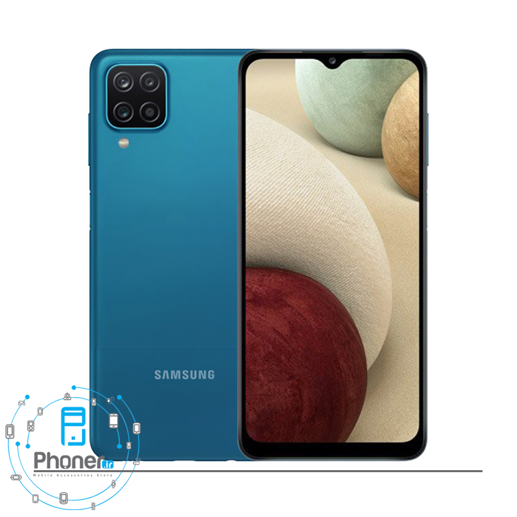 رنگ آبی گوشی موبایل Samsung SM-A125 Galaxy A12
