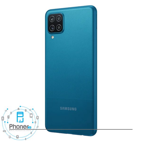 نمای کناری قاب پشتی گوشی موبایل Samsung SM-A125 Galaxy A12 رنگ آبی