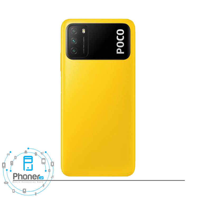 قاب پشتی گوشی موبایل Xiaomi Poco M3 رنگ زرد