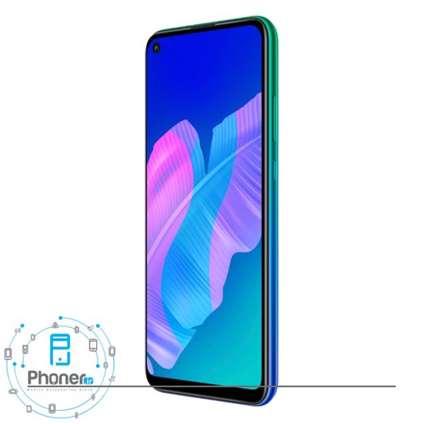 نمای کناری گوشی موبایل Huawei ART-L29 Y7p رنگ آبی