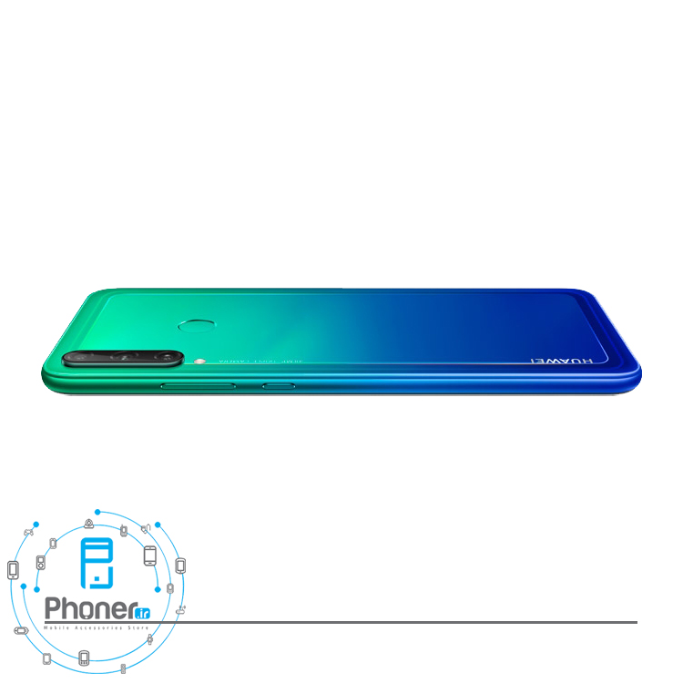 نمای کناری قاب پشتی گوشی موبایل Huawei ART-L29 Y7p رنگ آبی