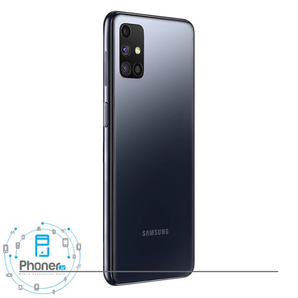 نمای کناری قاب پشتی گوشی موبایل Samsung SM-M515F/DSN Galaxy M51 رنگ مشکی