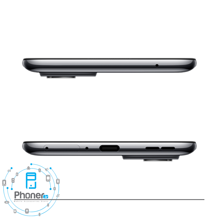 نمای بالا و پایین گوشی موبایل OnePlus 9