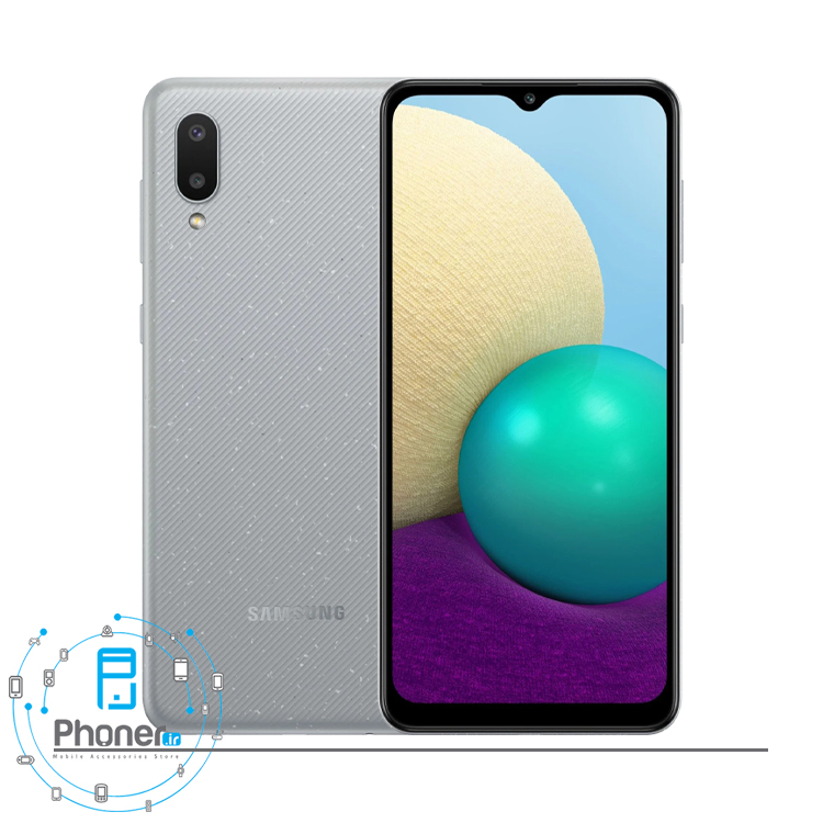 رنگ خاکستری گوشی موبایل Samsung SM-A022F/DS Galaxy A02