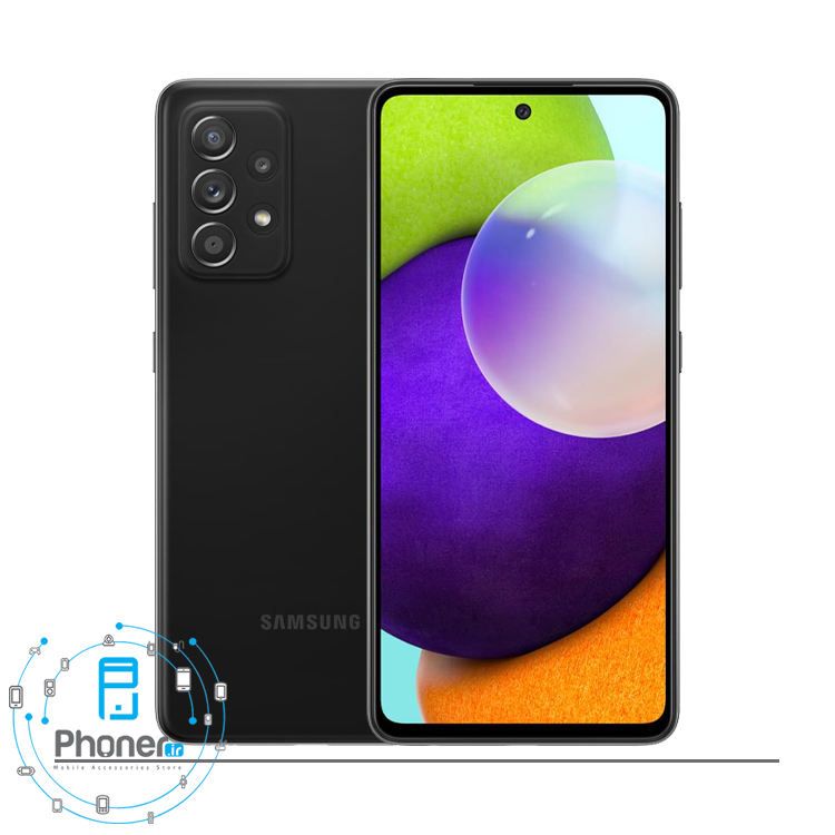 رنگ مشکی گوشی موبایل Samsung SM-A525F/DS Galaxy A52