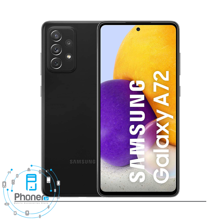 رنگ مشکی گوشی موبایل Samsung SM-A725F/DS Galaxy A72