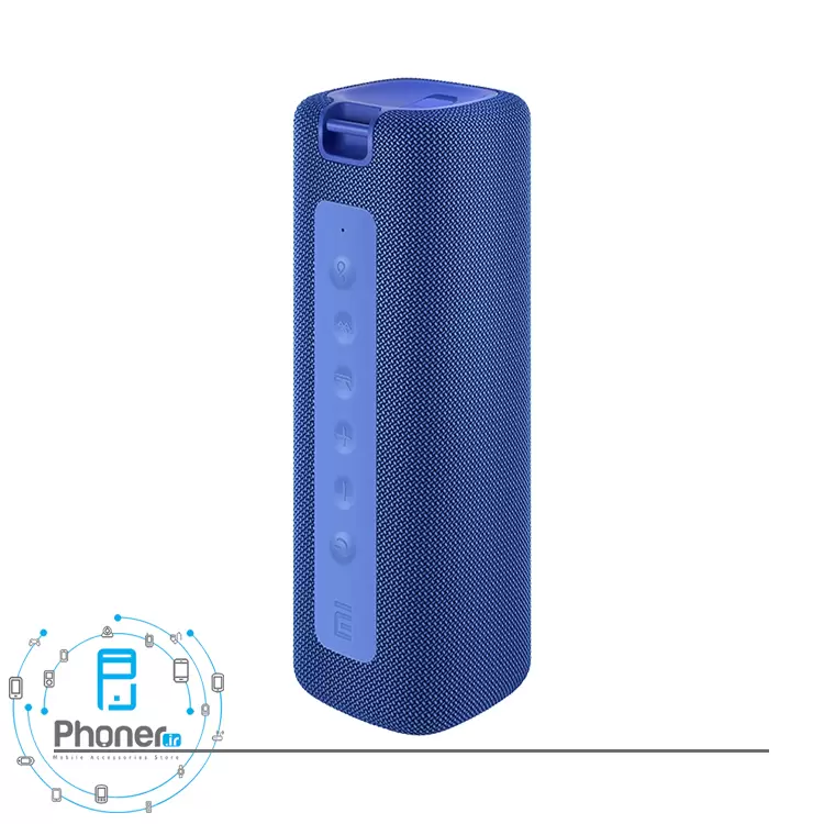 رنگ آبی اسپیکر بلوتوثی MDZ-36-DB Mi Portable Bluetooth Speaker 16W