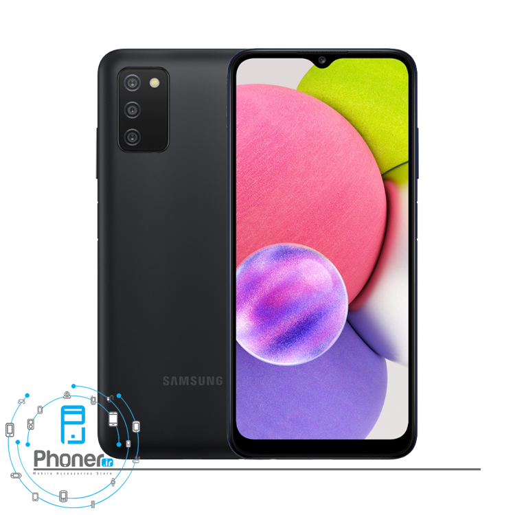 رنگ مشکی گوشی موبایل Samsung SM-A037F/DS Galaxy A03s