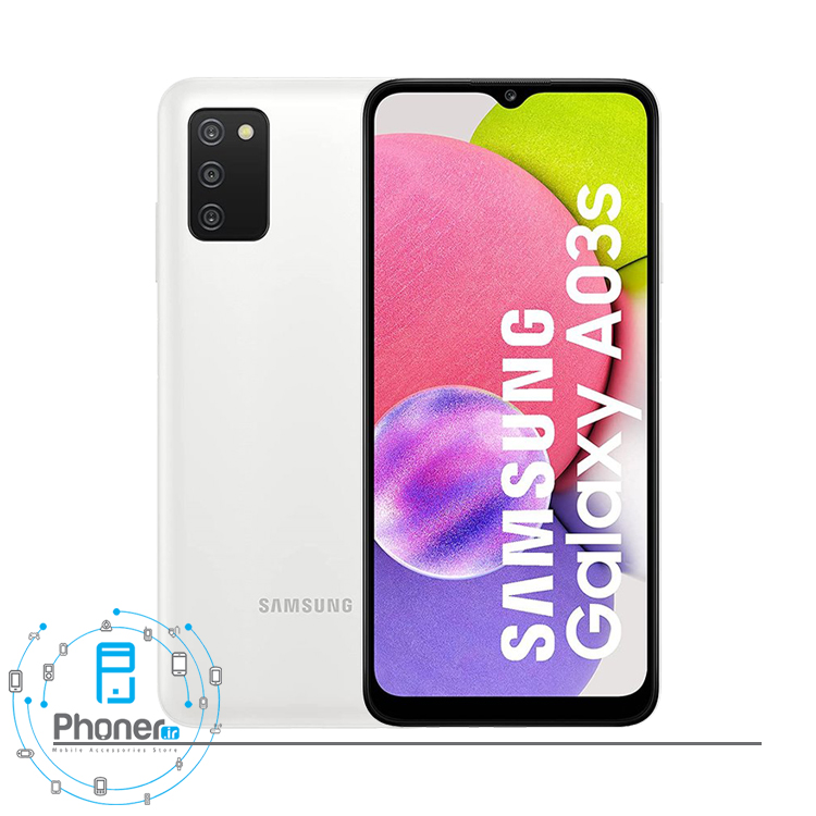 رنگ سفید گوشی موبایل Samsung SM-A037F/DS Galaxy A03s