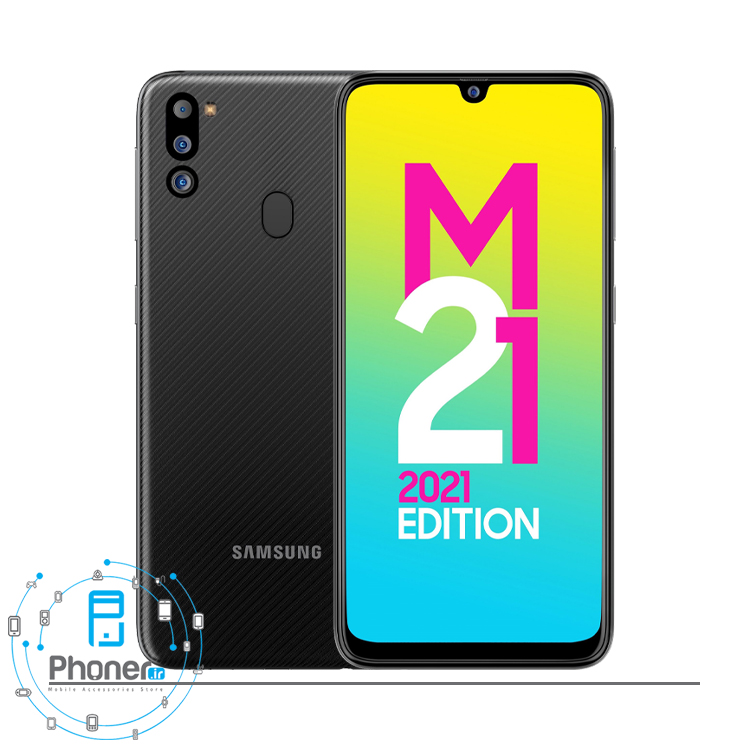 رنگ مشکی گوشی موبایل Samsung SM-M215G Galaxy M21 2021