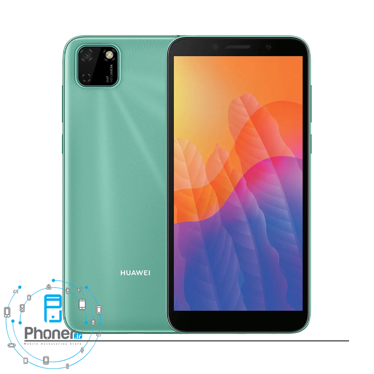 رنگ سبز گوشی موبایل Huawei DRA-LX9 Y5p